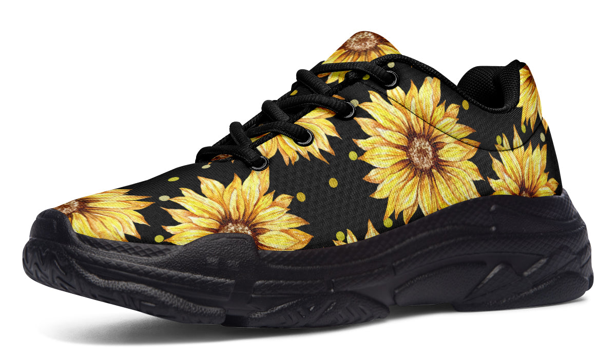 Sunflowers Chunky Sneakers