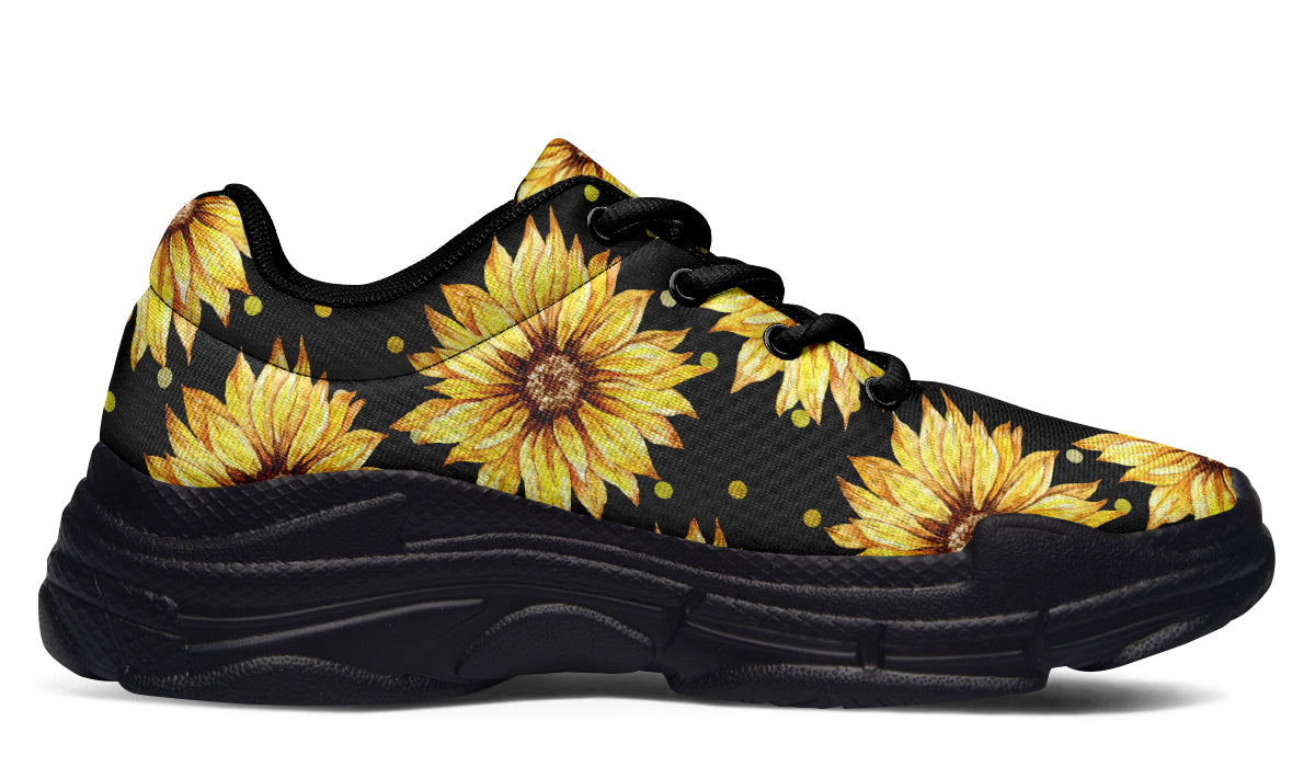 Sunflowers Chunky Sneakers