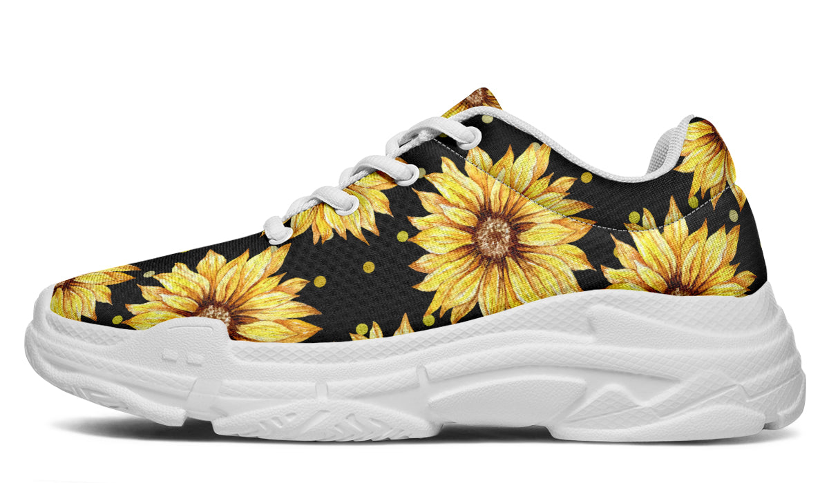 Sunflowers Chunky Sneakers