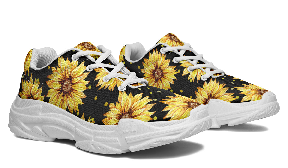 Sunflowers Chunky Sneakers