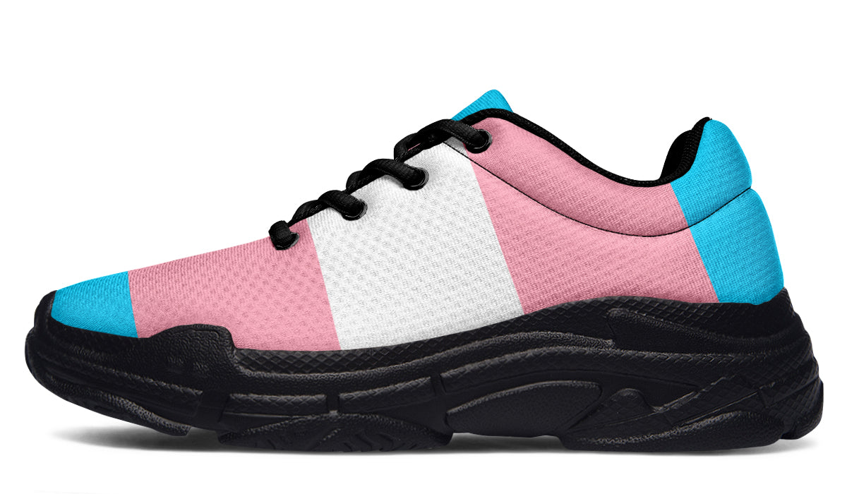 Trans Flag Chunky Sneakers