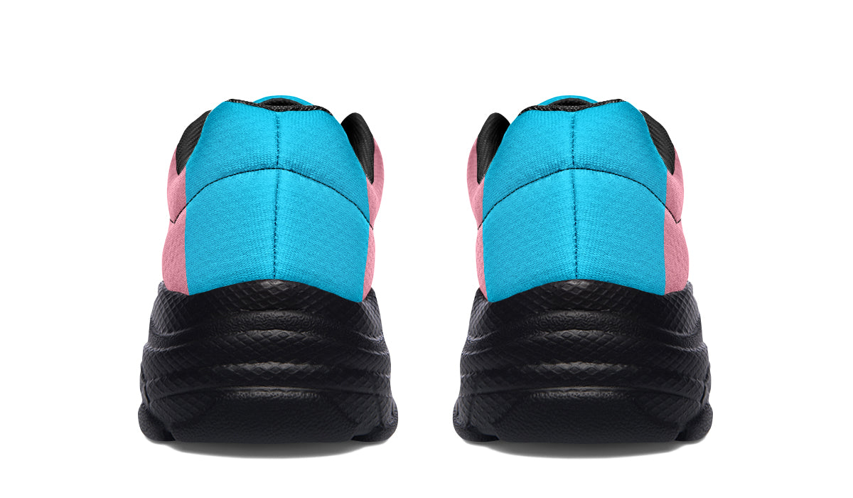 Trans Flag Chunky Sneakers