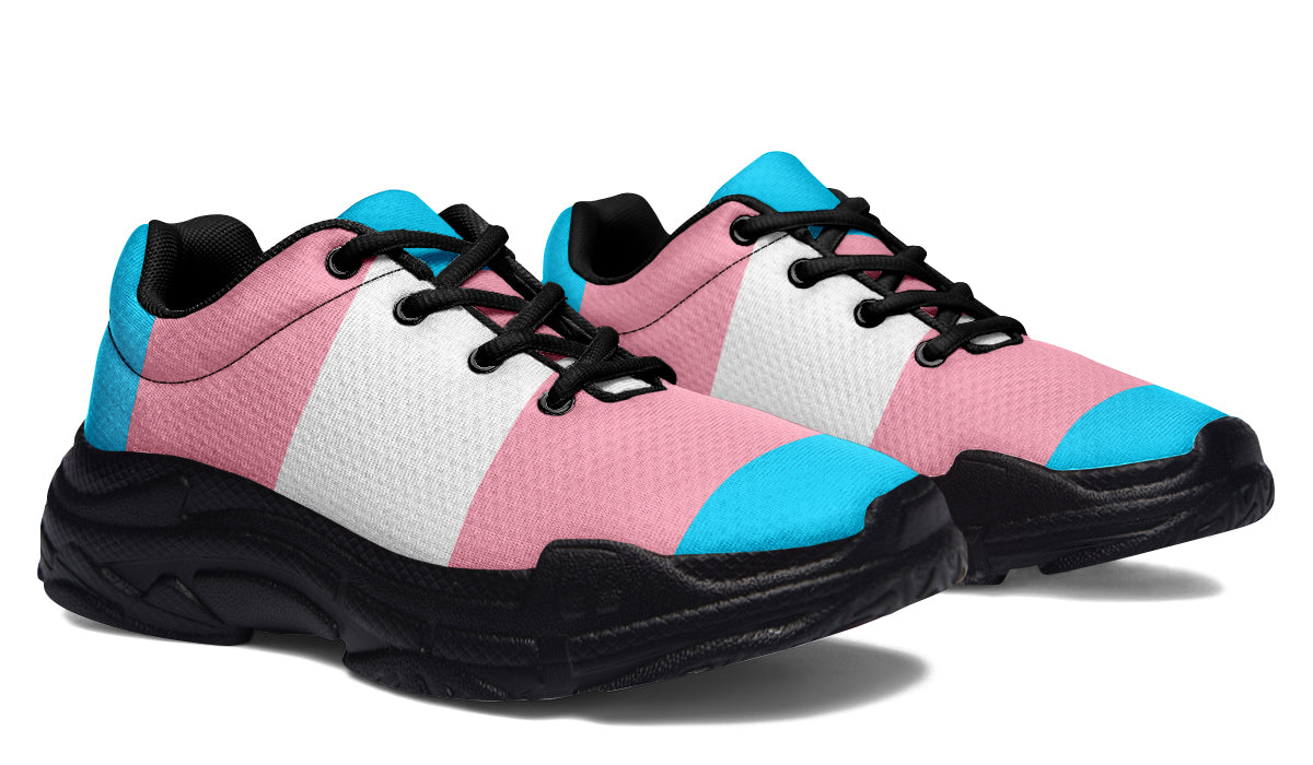 Trans Flag Chunky Sneakers