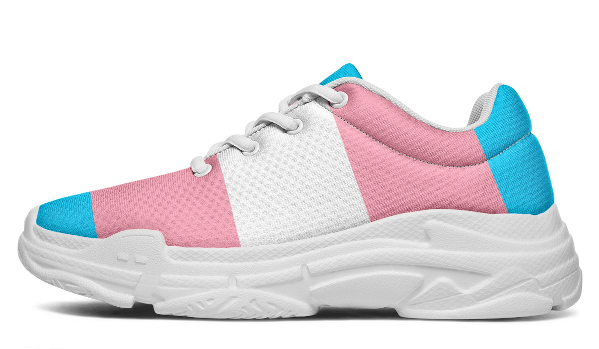 Trans Flag Chunky Sneakers