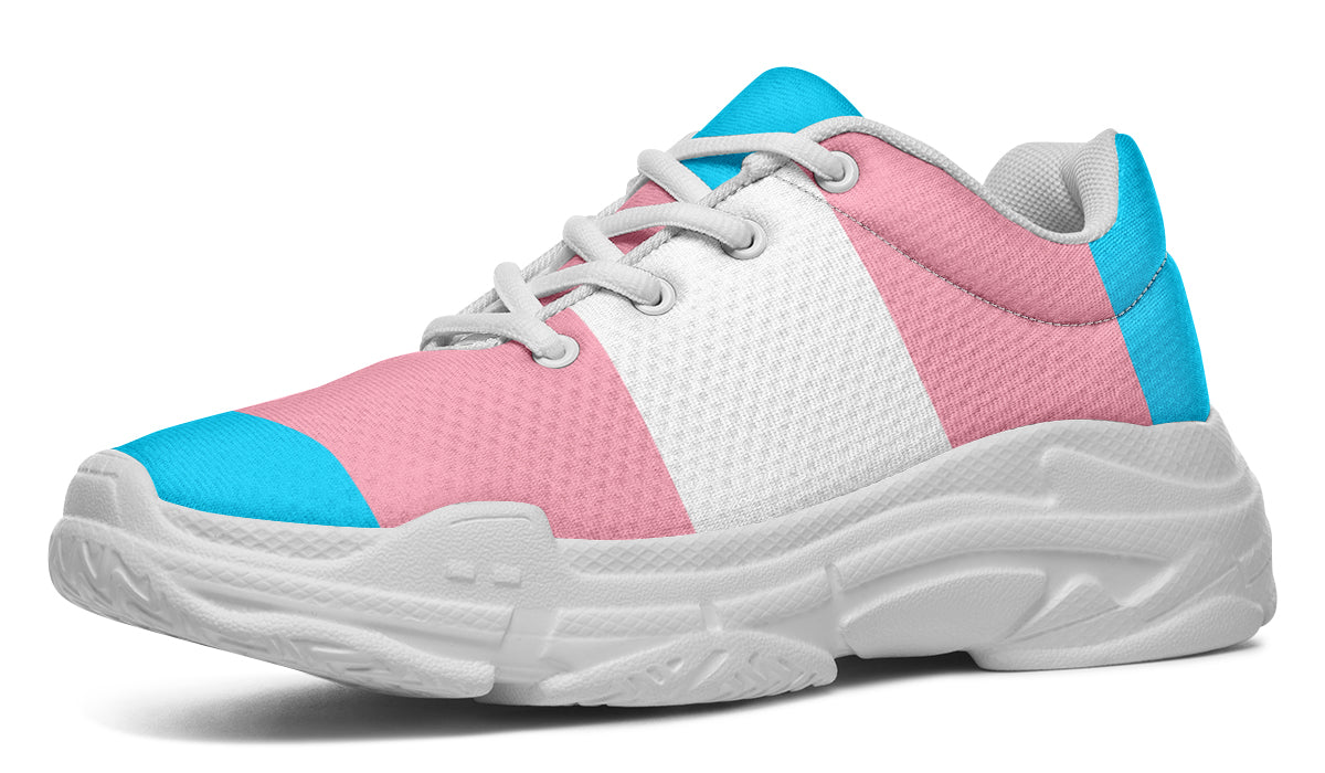 Trans Flag Chunky Sneakers