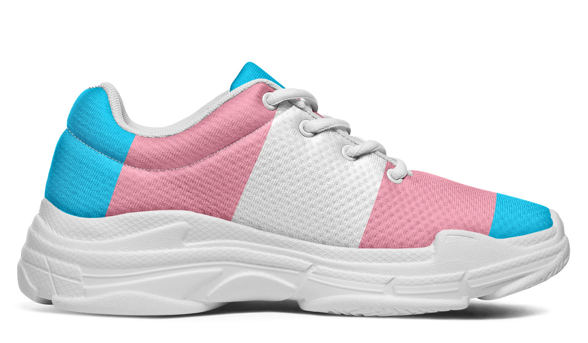 Trans Flag Chunky Sneakers