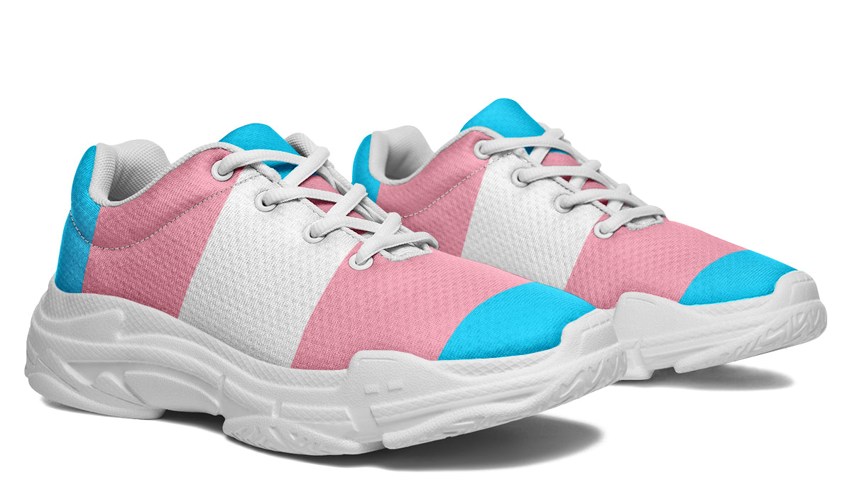 Trans Flag Chunky Sneakers