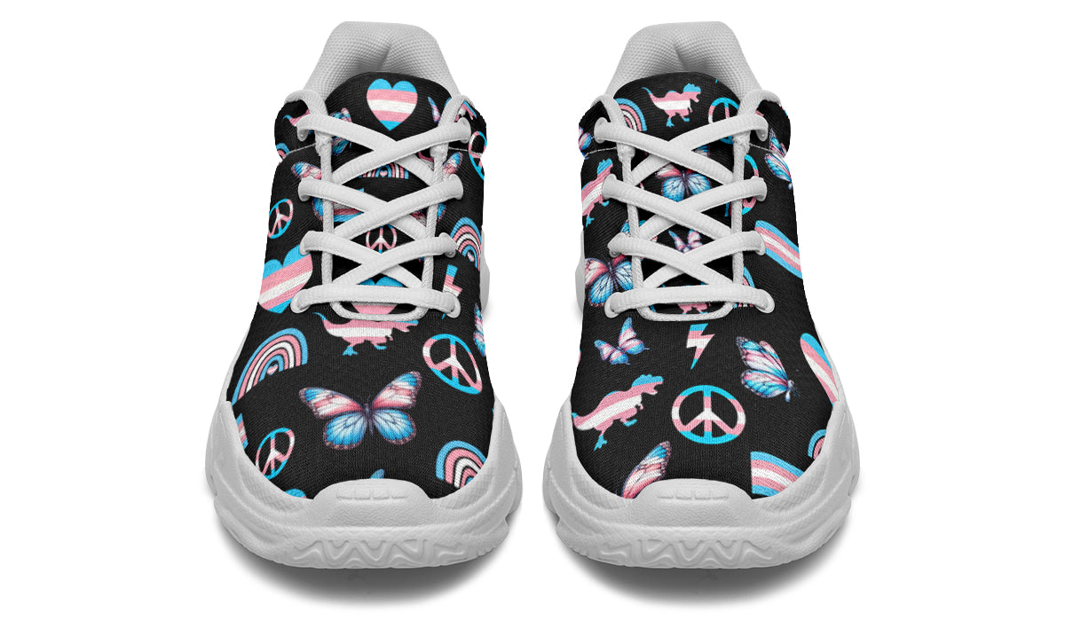 Trans Love Chunky Sneakers