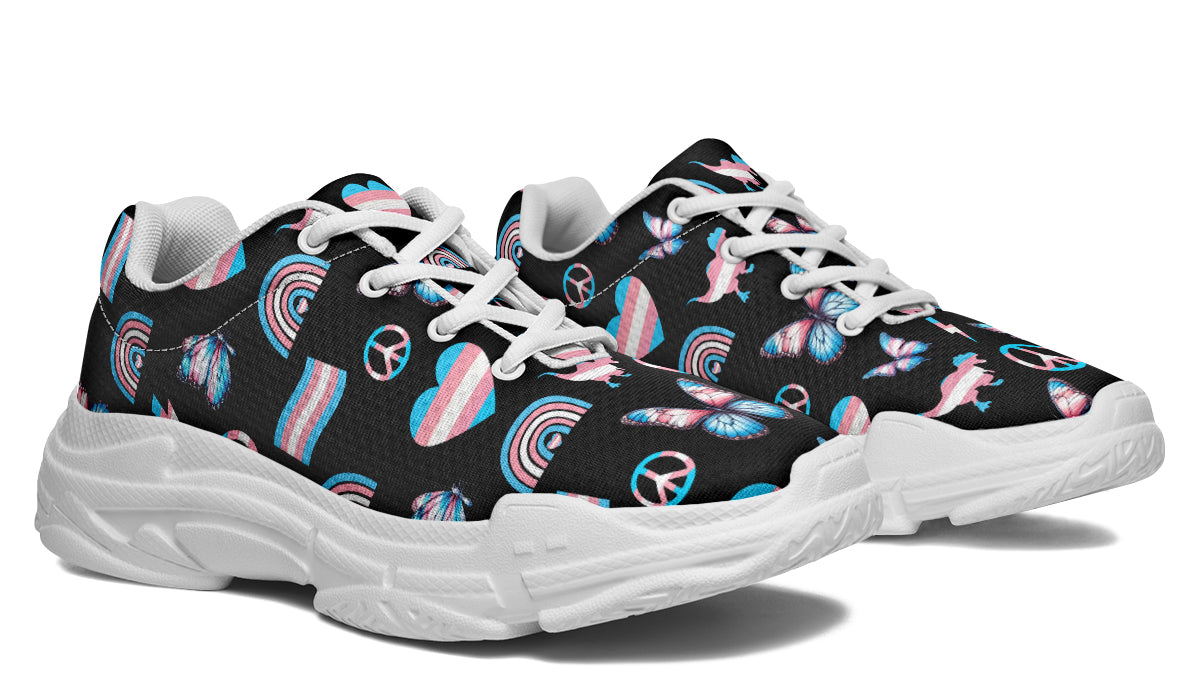 Trans Love Chunky Sneakers