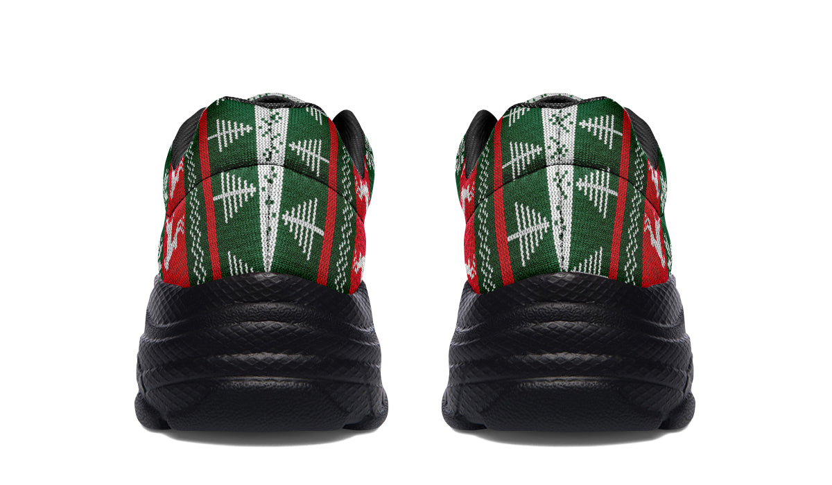 Ugly Christmas Chunky Sneakers