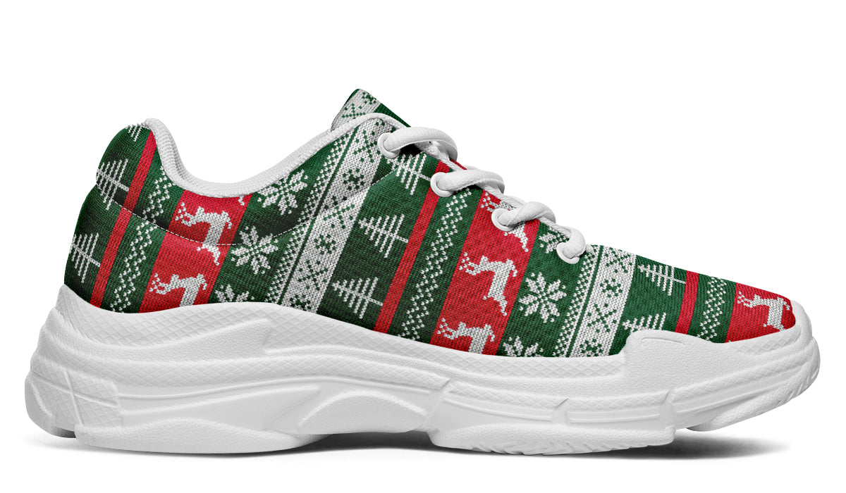 Ugly Christmas Chunky Sneakers