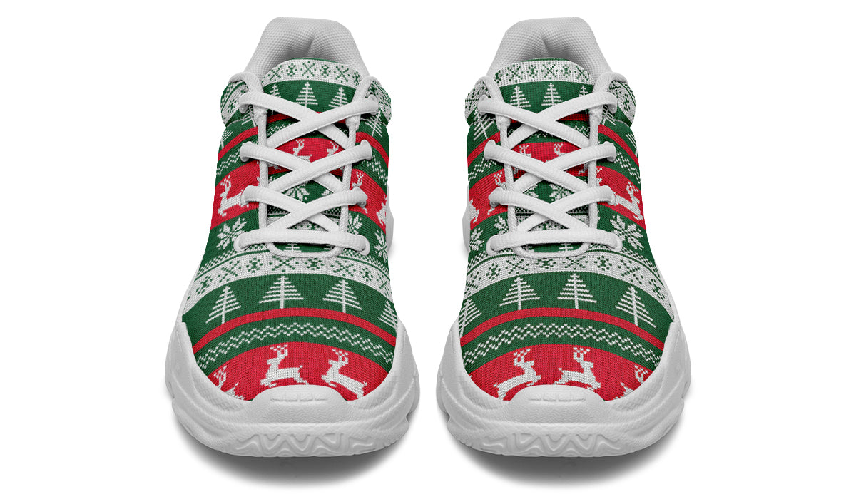 Ugly Christmas Chunky Sneakers