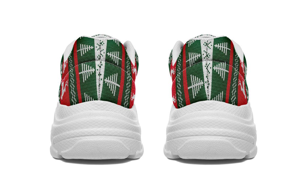 Ugly Christmas Chunky Sneakers