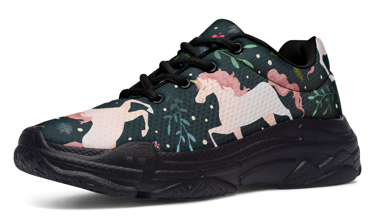 Unicorn Garden Chunky Sneakers