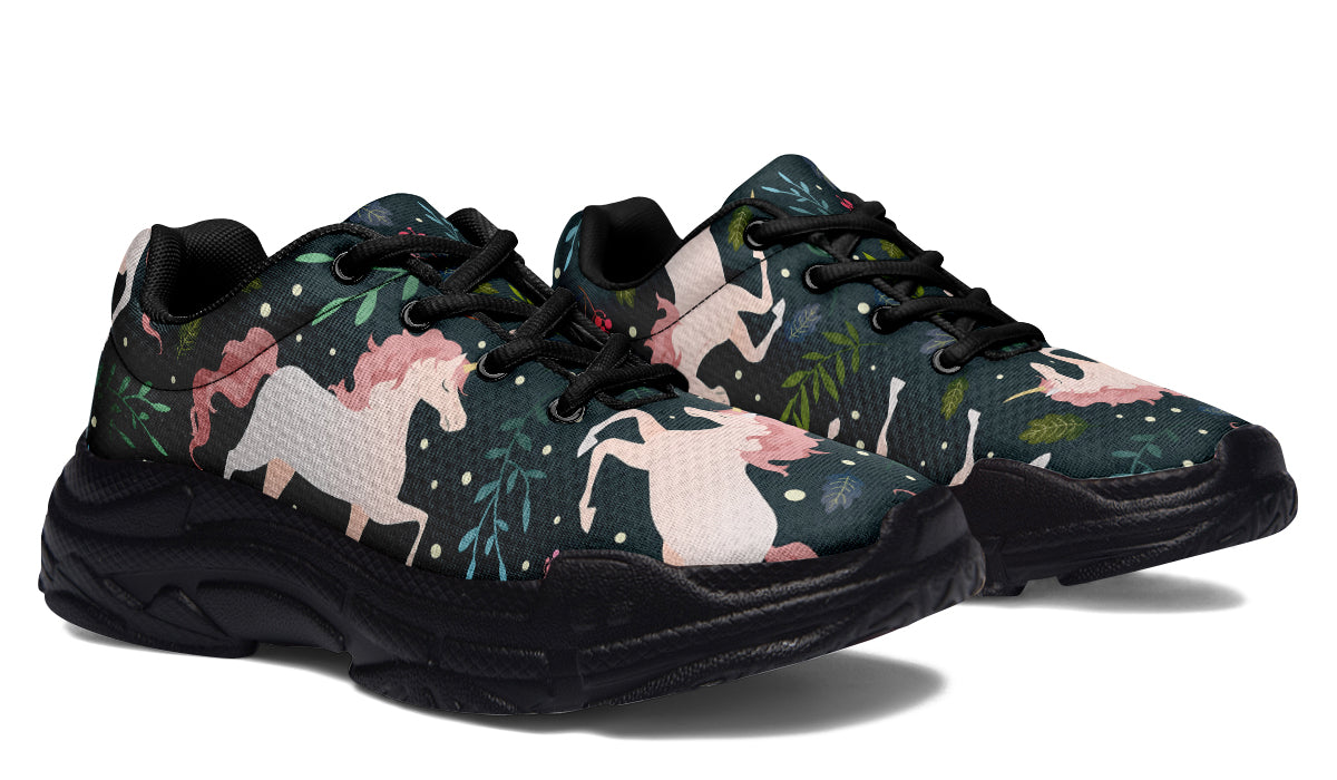 Unicorn Garden Chunky Sneakers