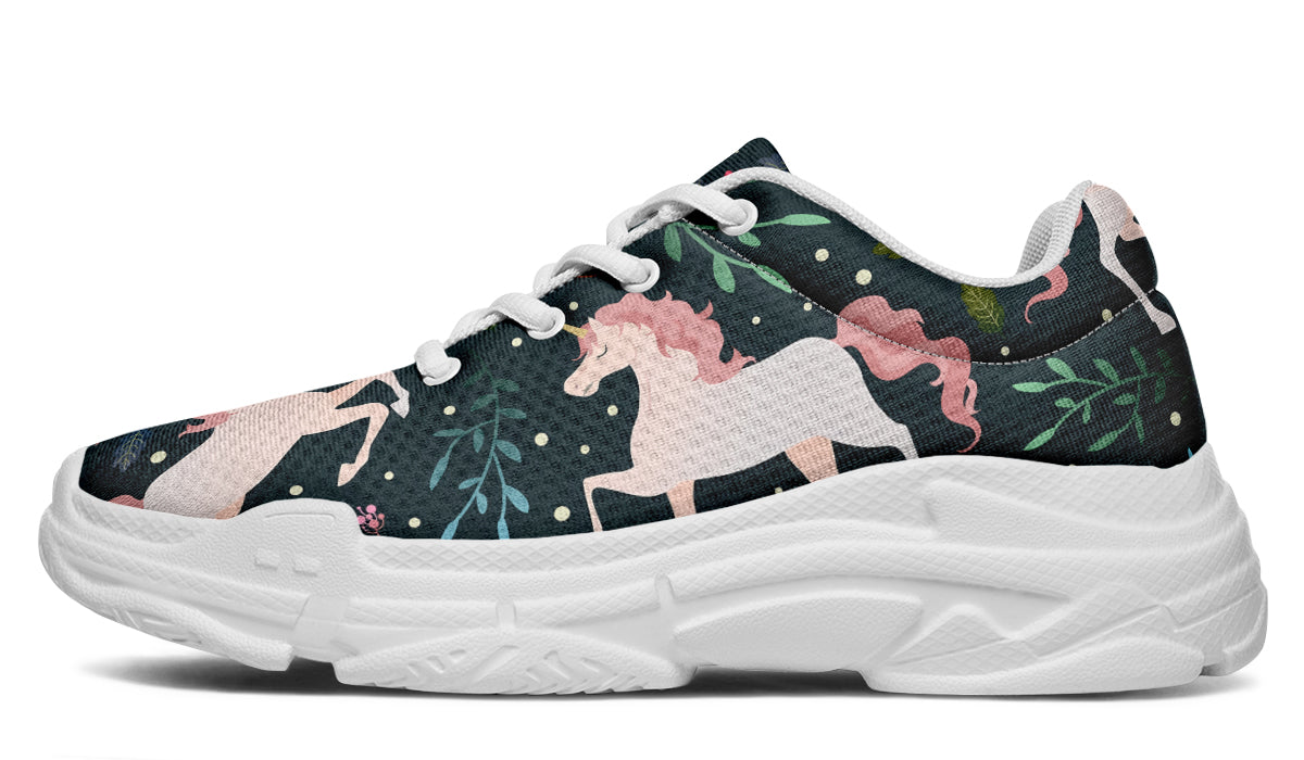 Unicorn Garden Chunky Sneakers