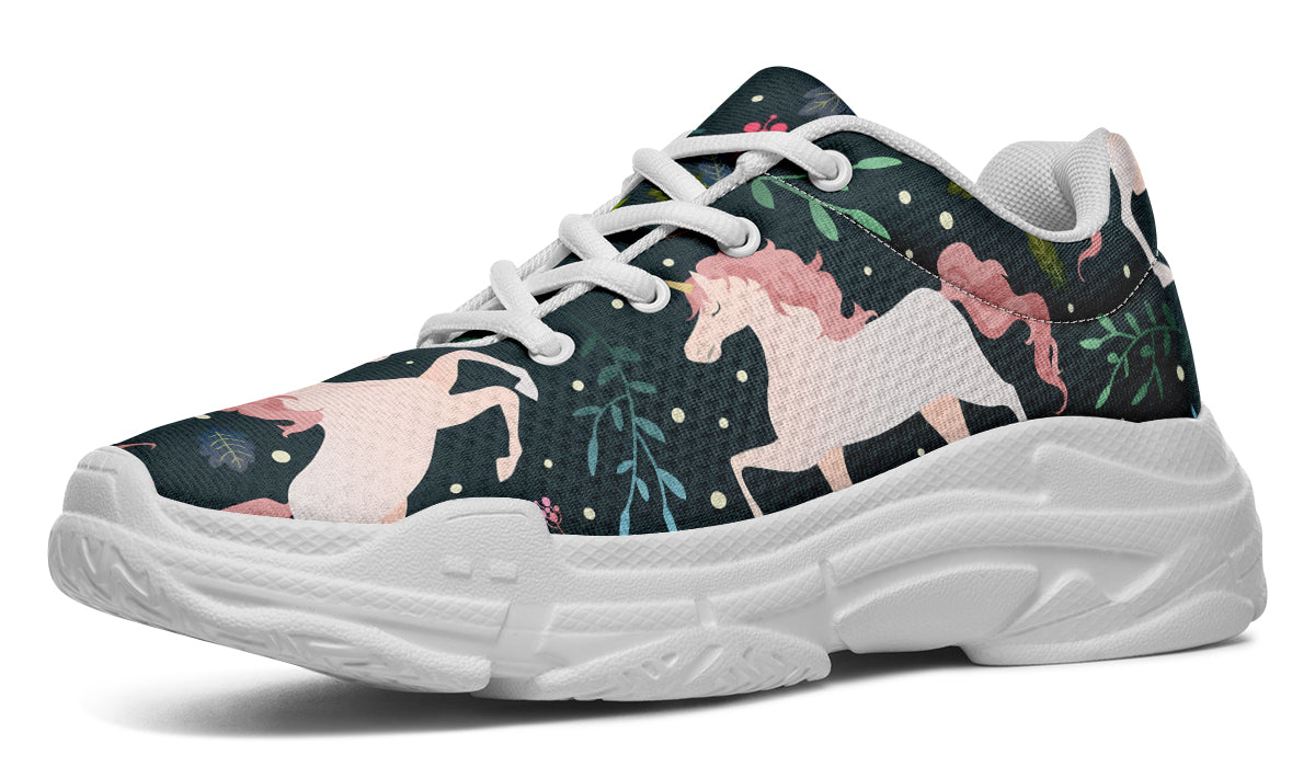 Unicorn Garden Chunky Sneakers