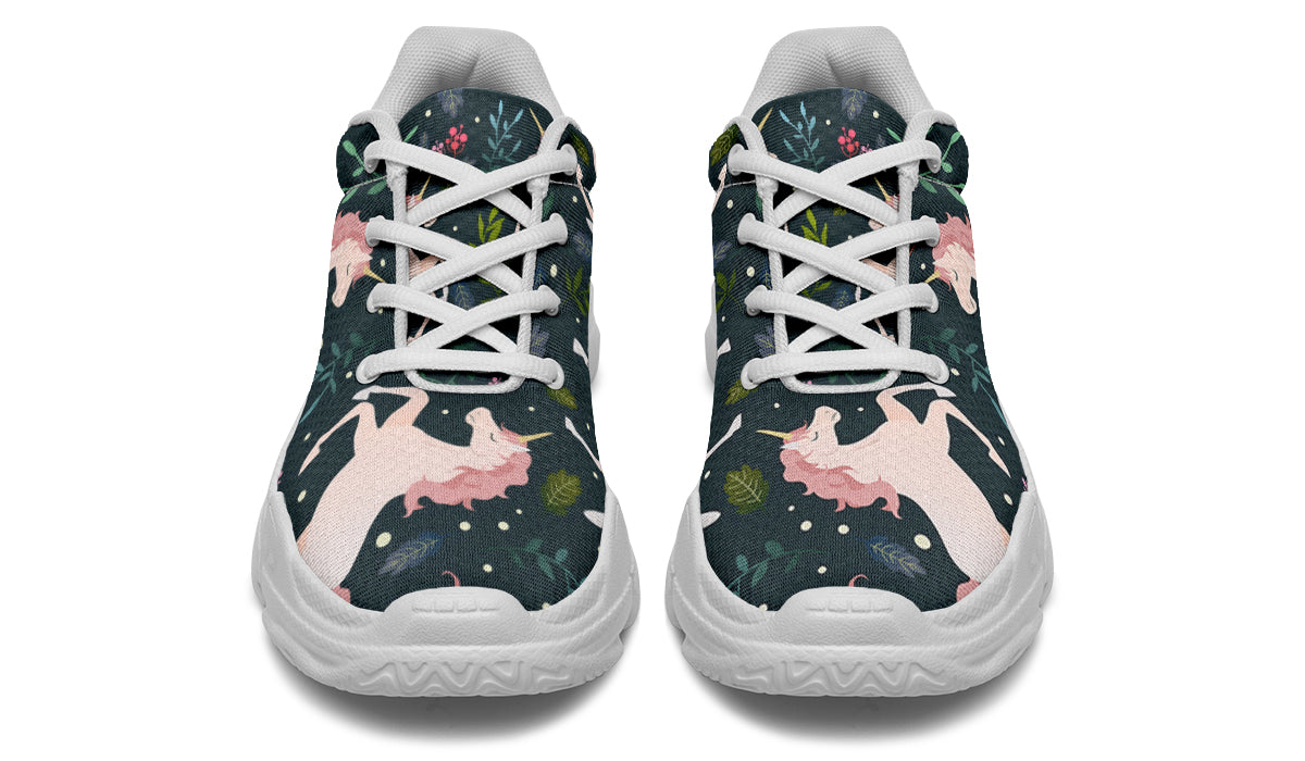 Unicorn Garden Chunky Sneakers