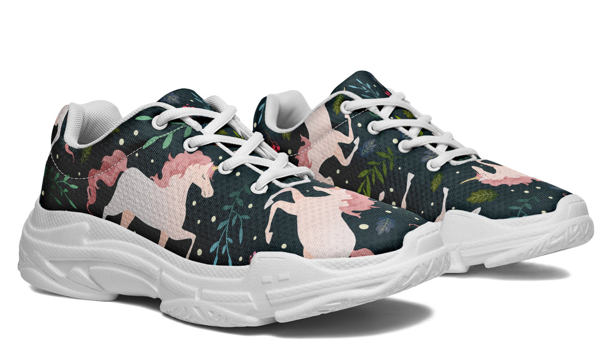 Unicorn Garden Chunky Sneakers