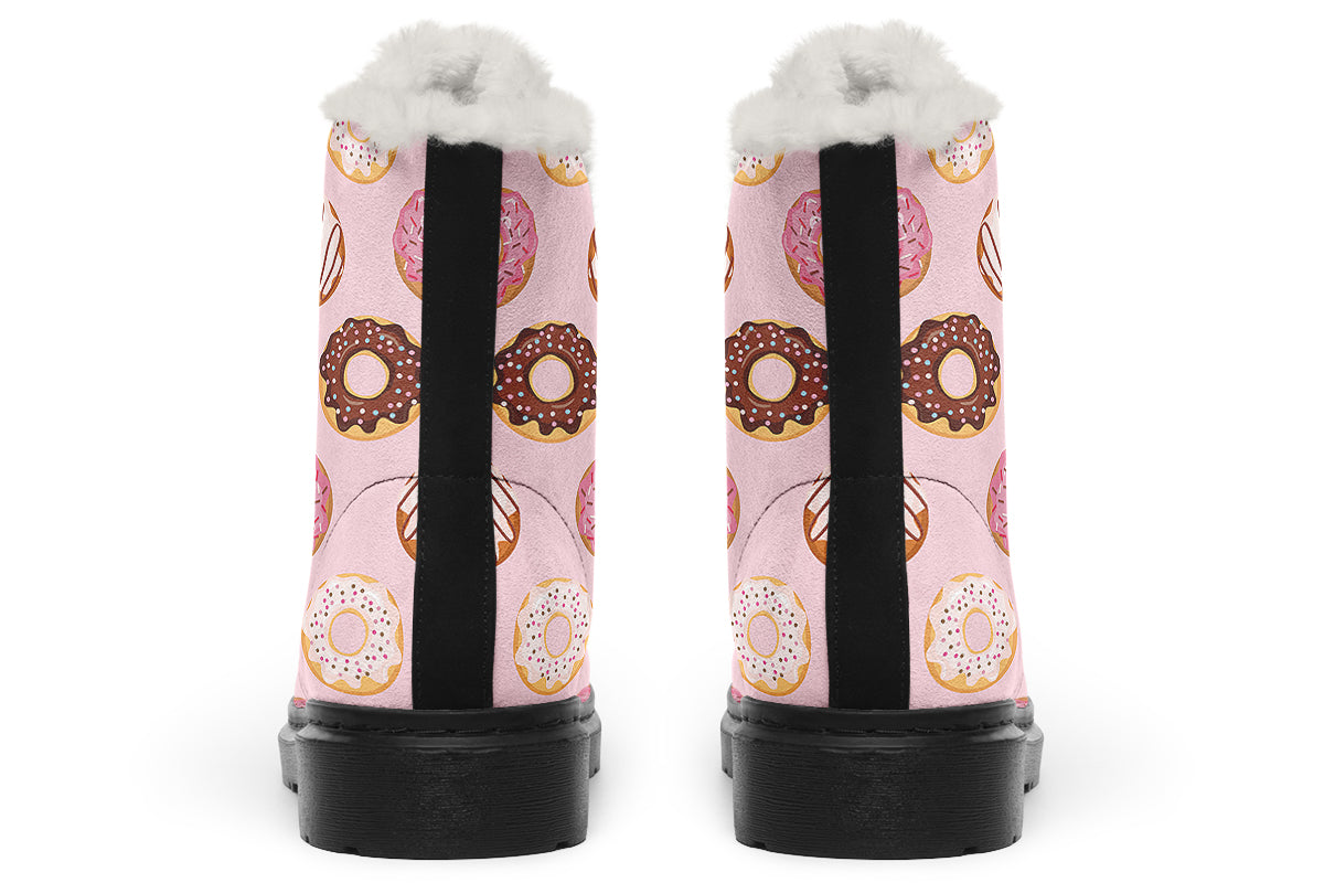 Donut Stop Me Now Faux Fur Boots