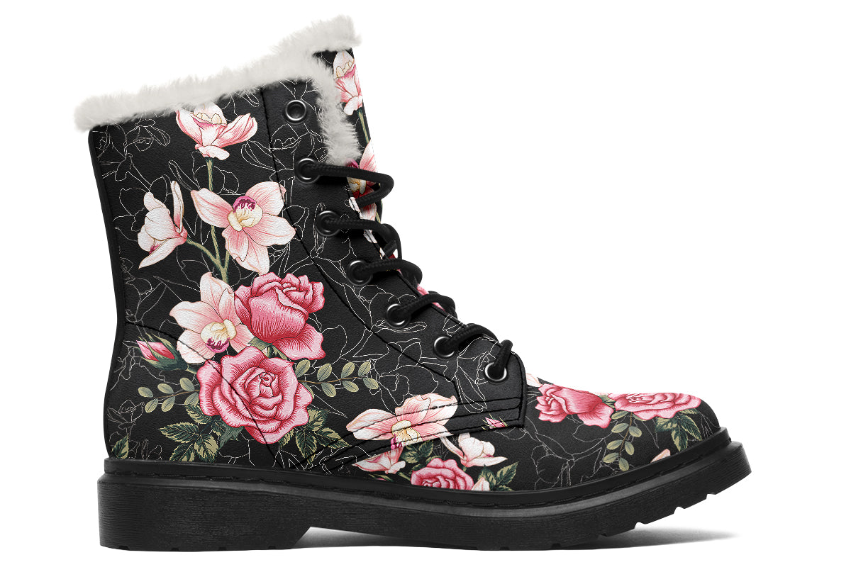 In Bloom Faux Fur Boots