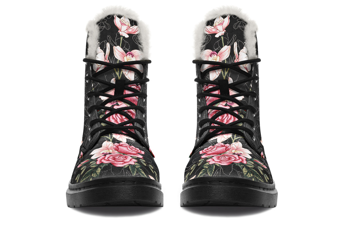 In Bloom Faux Fur Boots