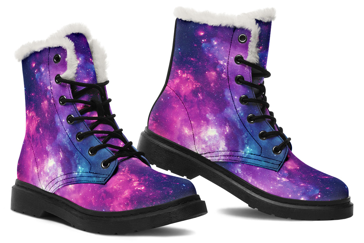 Nebula Faux Fur Boots