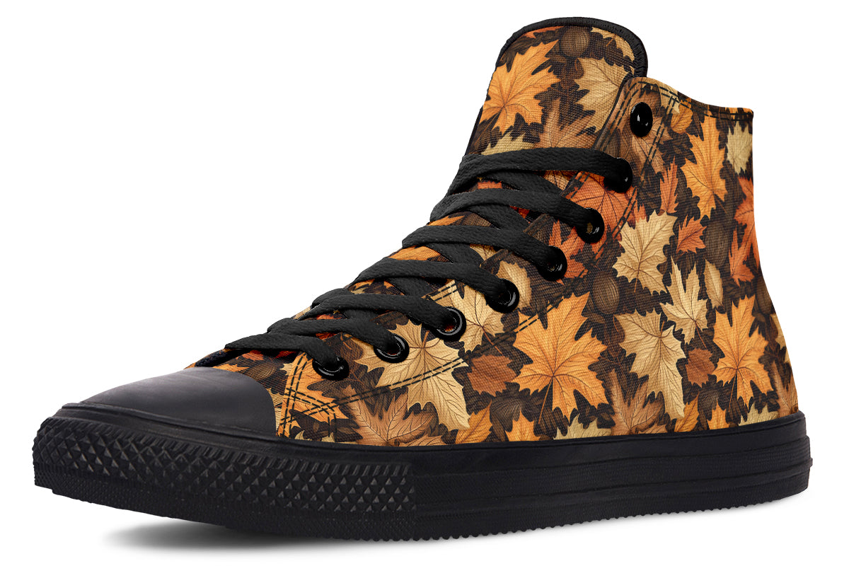 Autumn Leaves High Tops