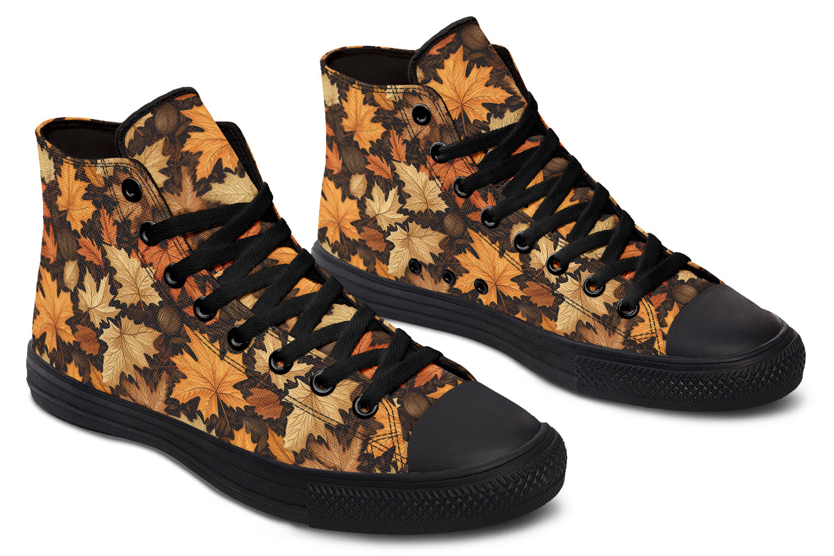 Autumn Leaves High Tops