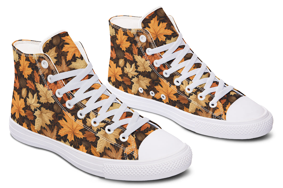 Autumn Leaves High Tops