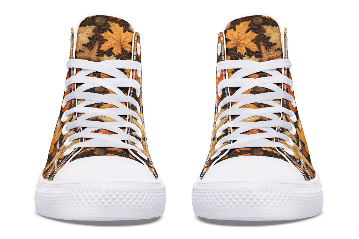 Autumn Leaves High Tops