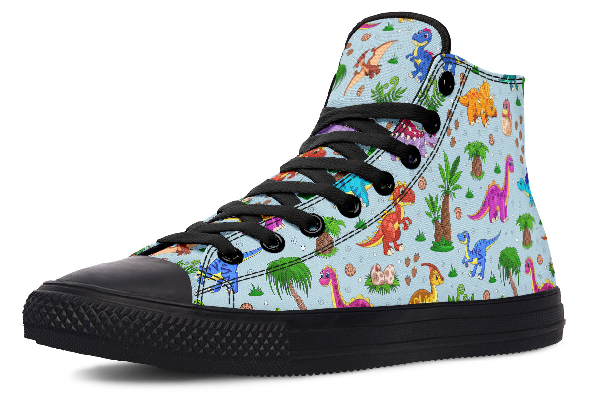 Blue Baby Dinos High Tops - Offbeat Sweetie