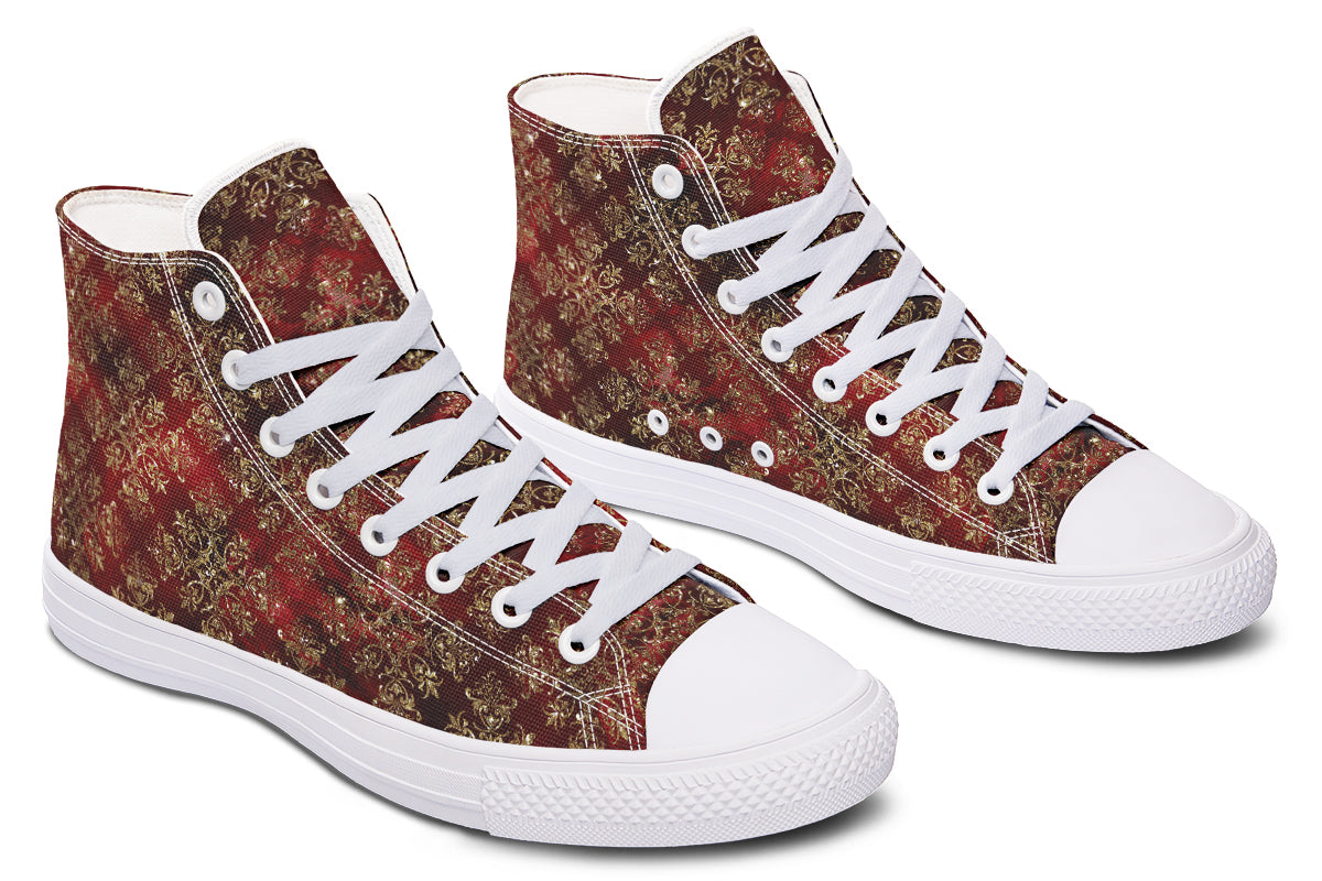 Christmas Wrapping Paper High Tops