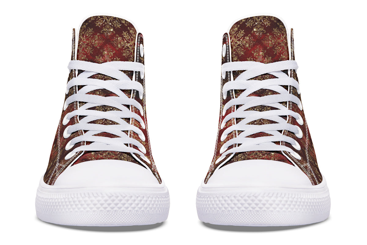 Christmas Wrapping Paper High Tops