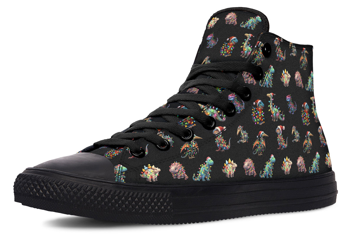 Dinos In Lights High Tops