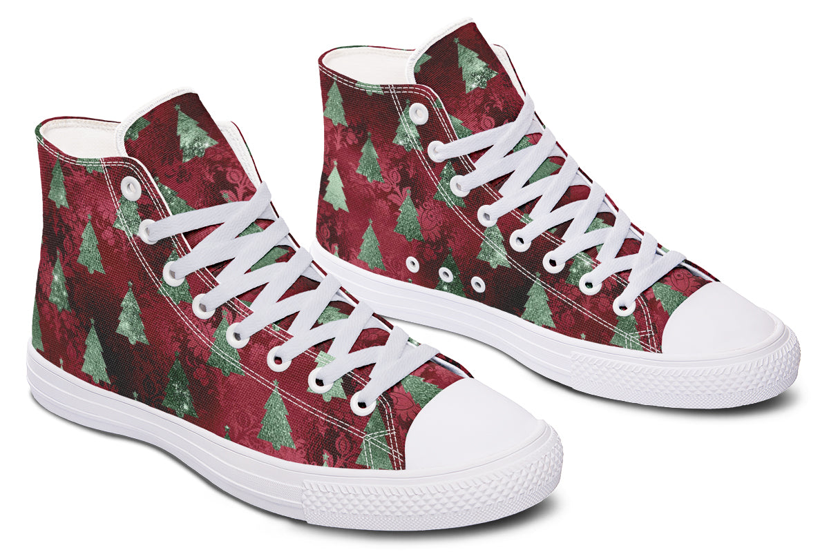 Glam Christmas High Tops