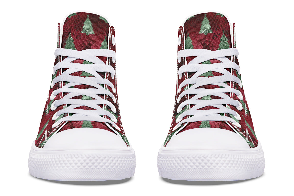 Glam Christmas High Tops