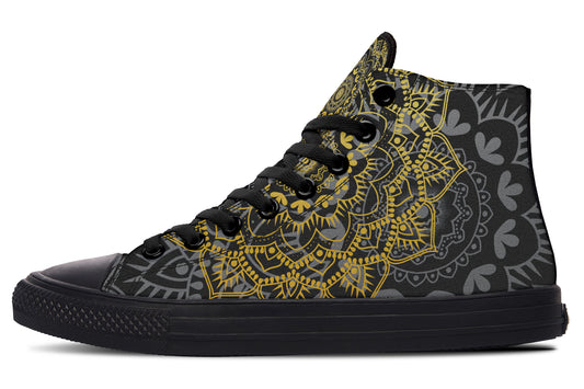 Golden Mandala High Tops