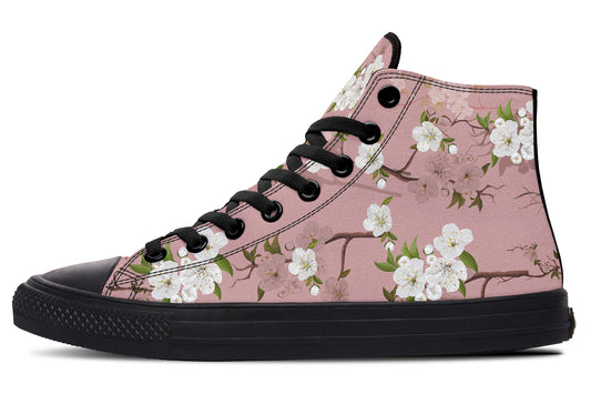 Peach Blossoms High Tops