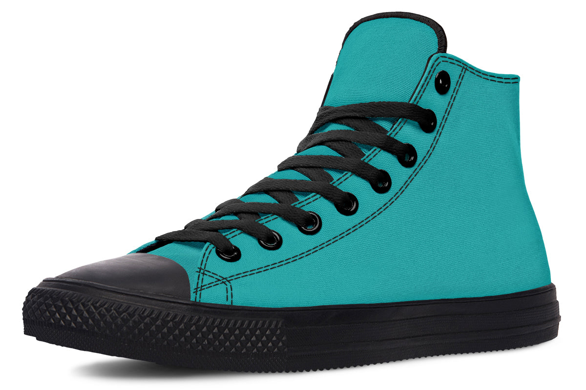 Pennyroyal Teal High Tops