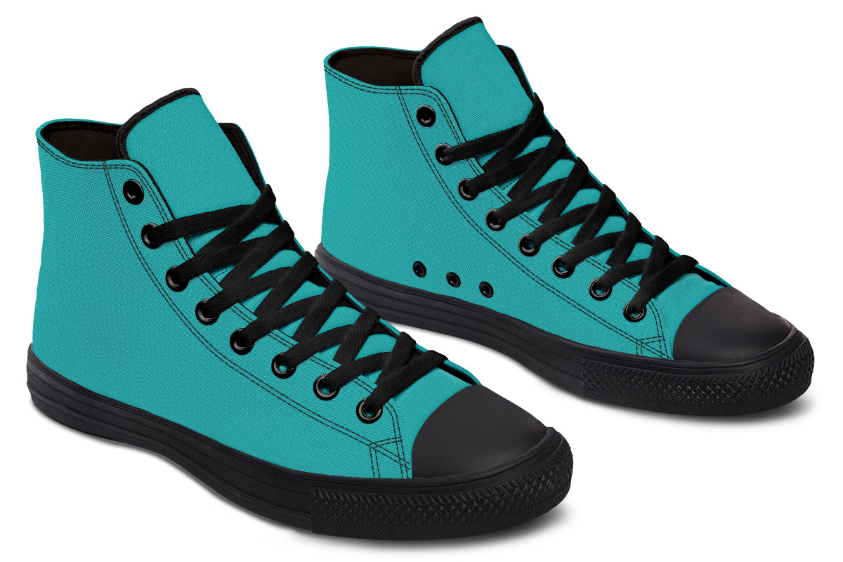 Pennyroyal Teal High Tops