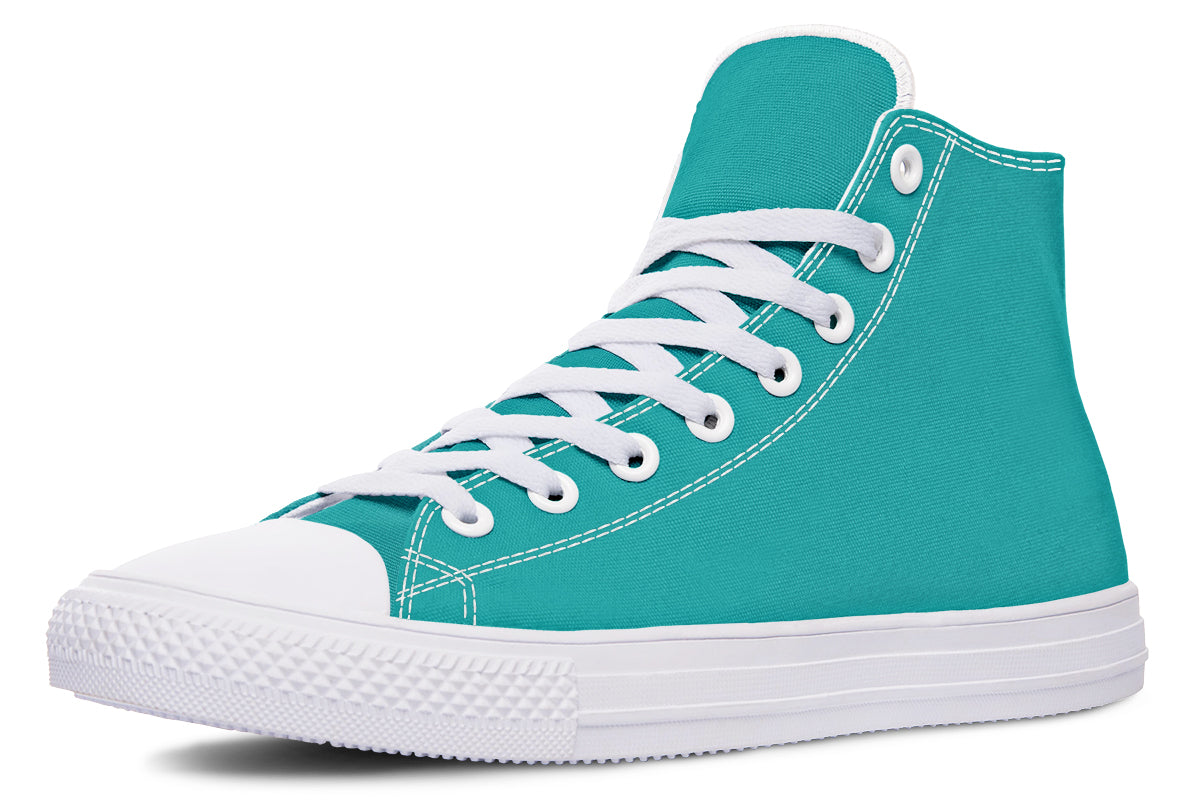 Pennyroyal Teal High Tops