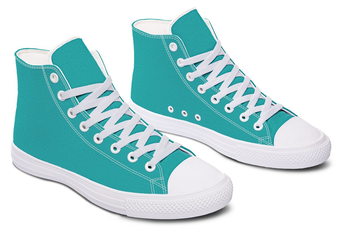 Pennyroyal Teal High Tops