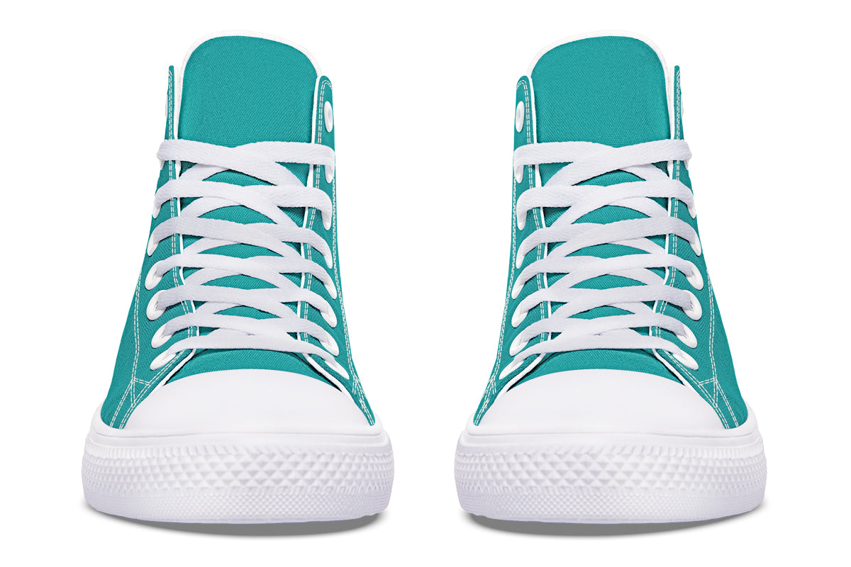 Pennyroyal Teal High Tops