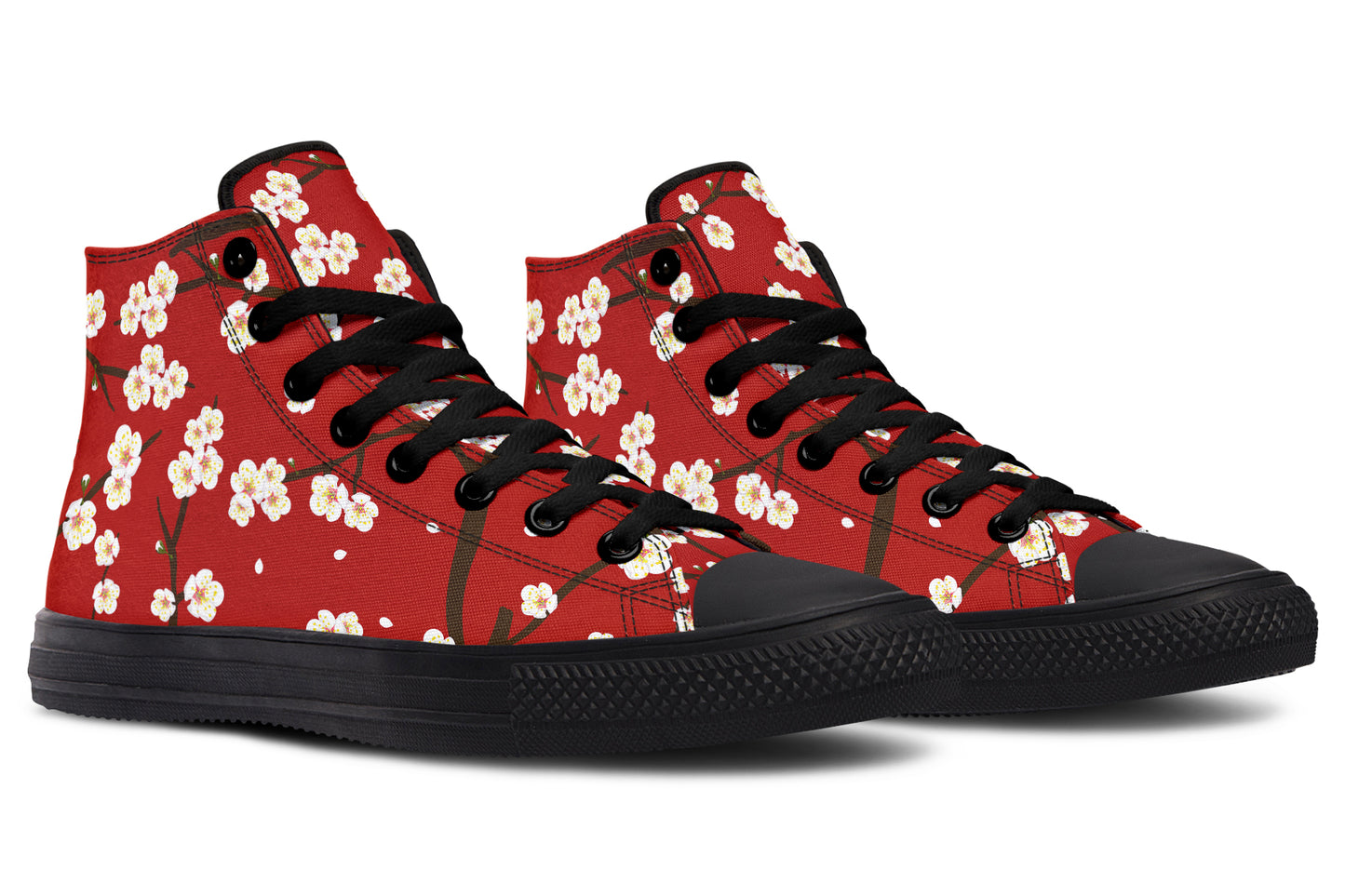 Plum Blossoms High Tops