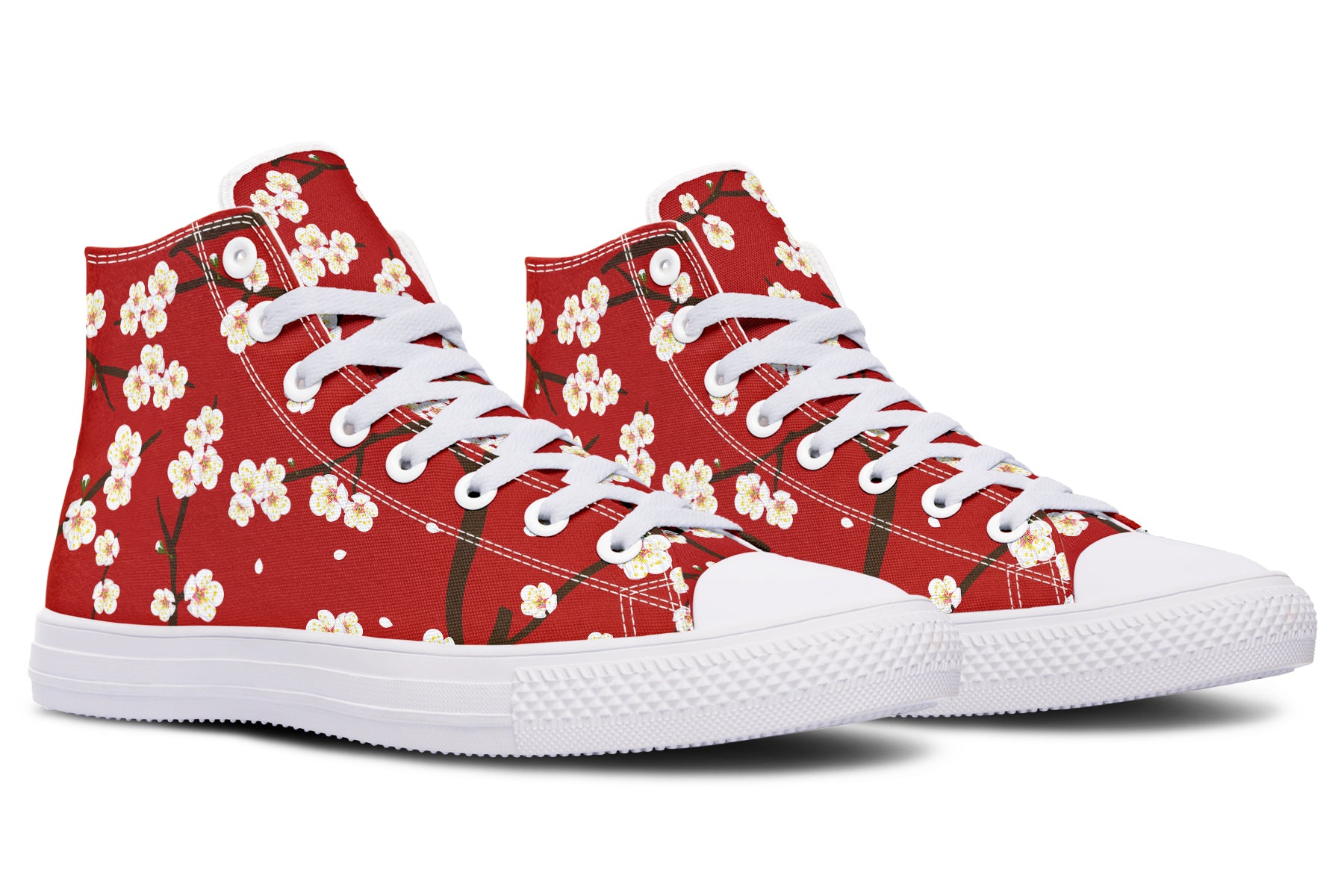 Plum Blossoms High Tops