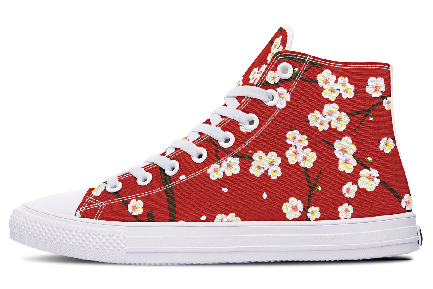 Plum Blossoms High Tops