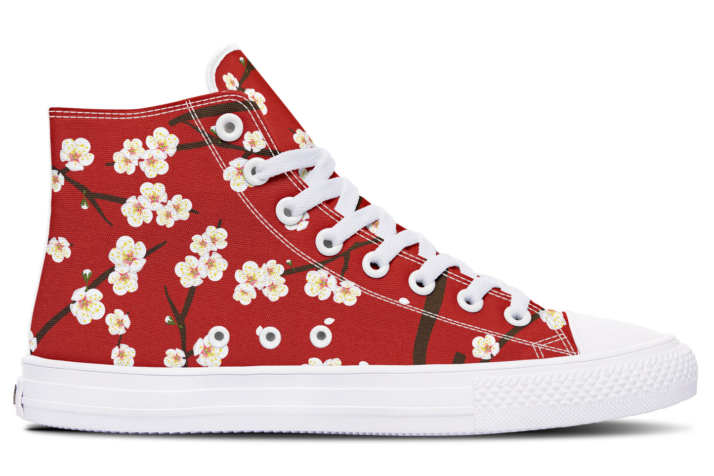 Plum Blossoms High Tops