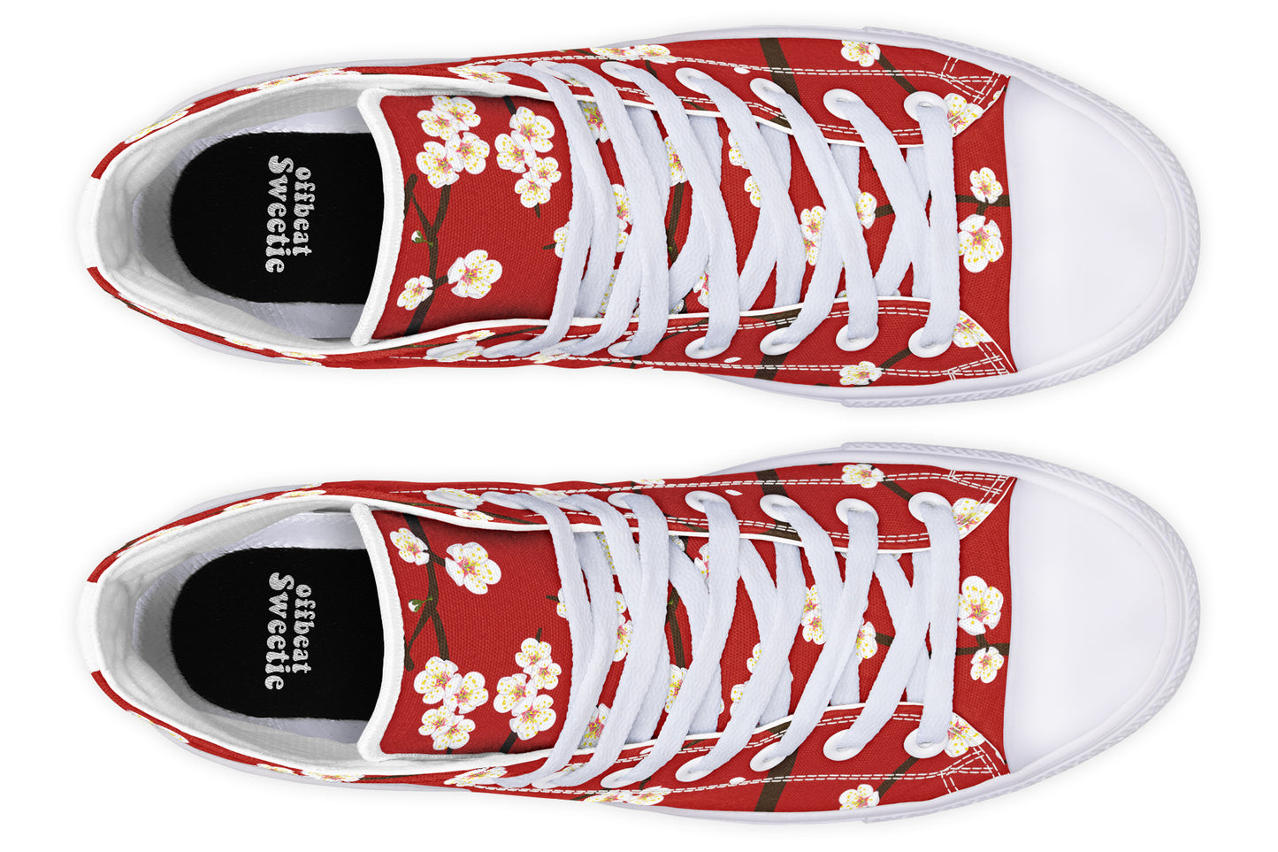 Plum Blossoms High Tops