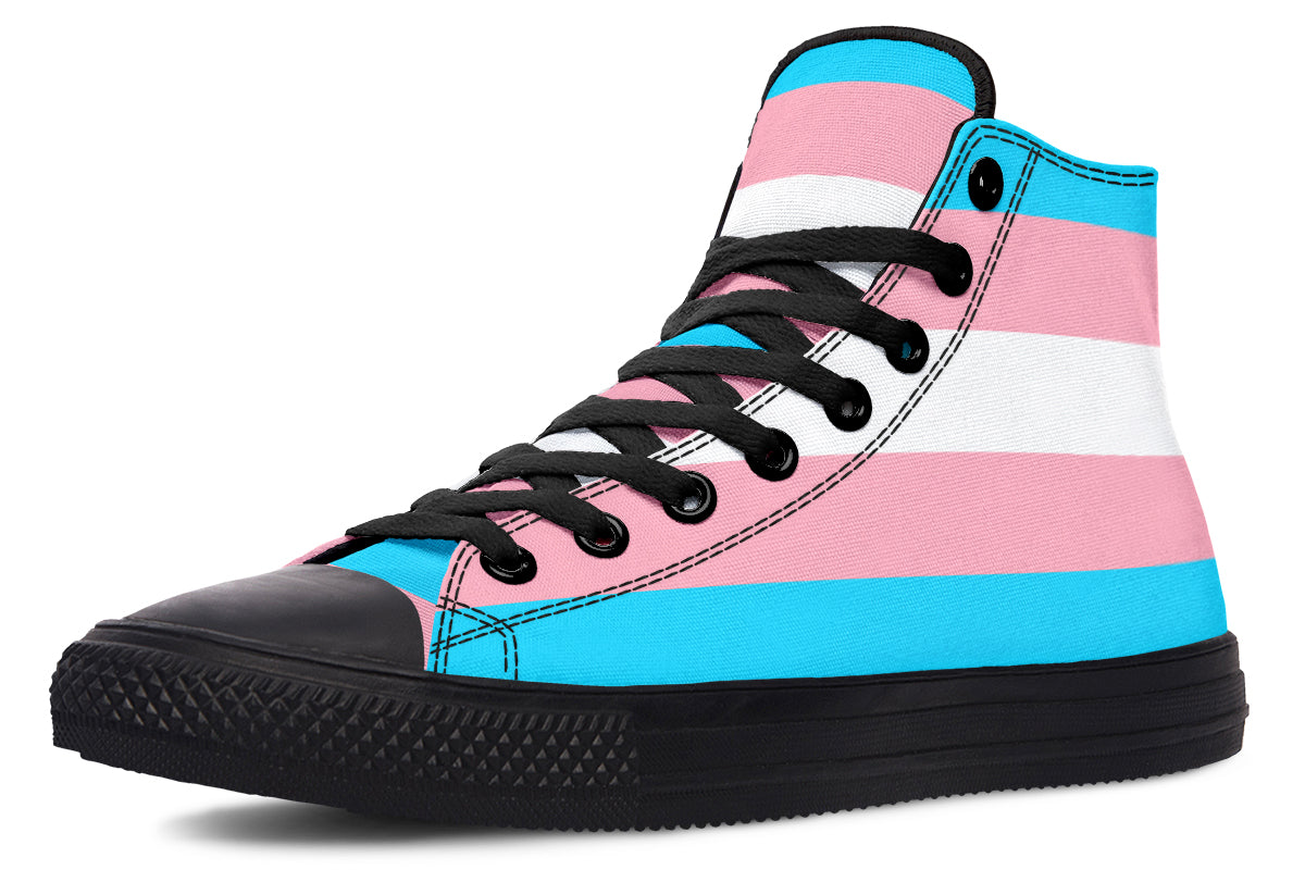 Trans Flag High Tops